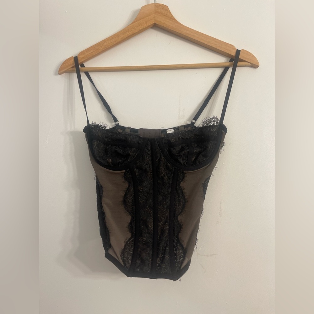 Black Urban Outfitters Black Corset